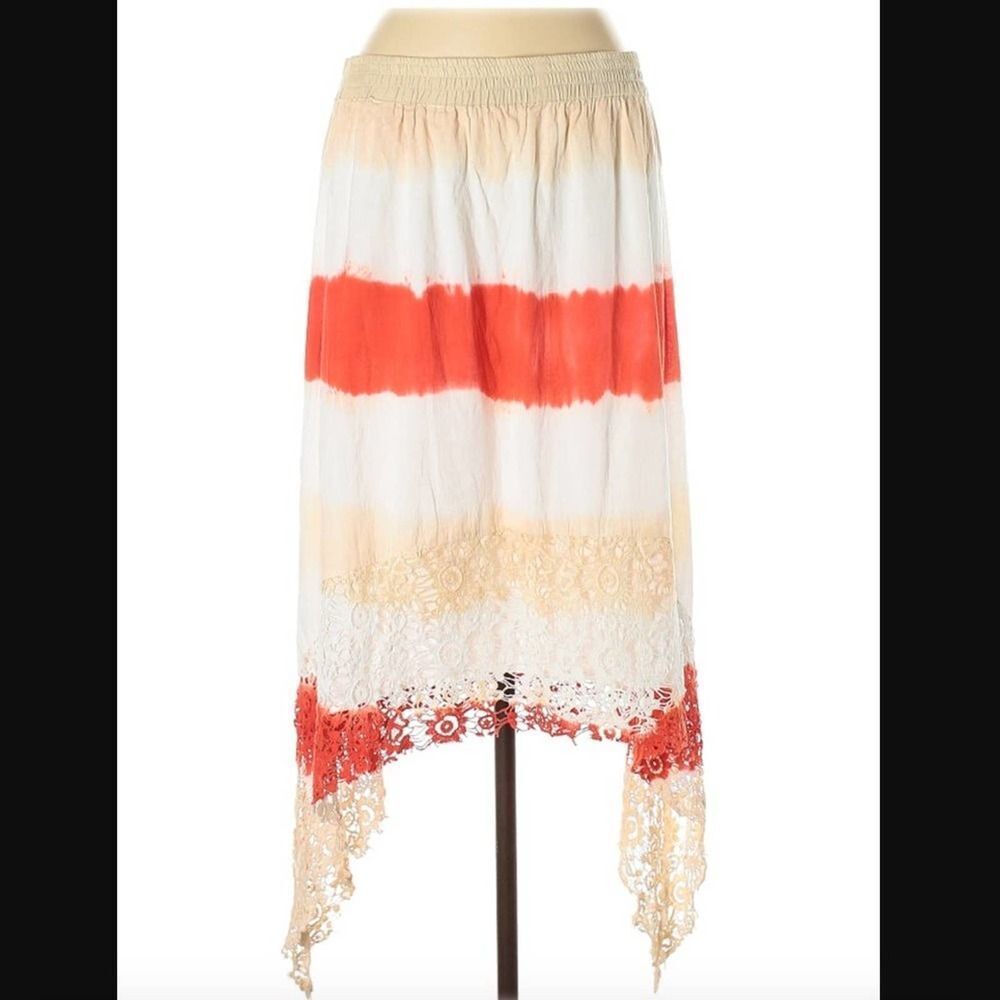 Michael Michael Kors Tie Dye Lace Skirt Sz 12 NWT